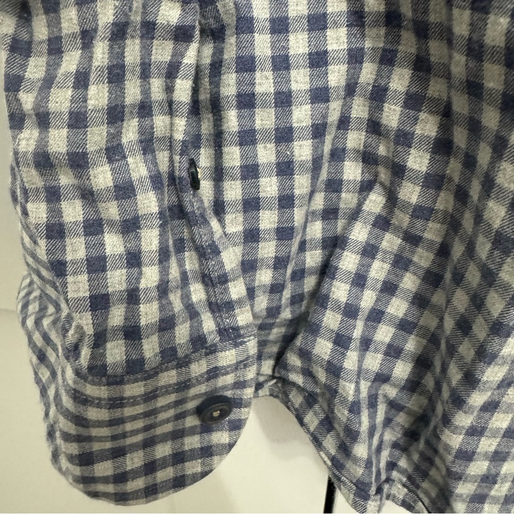 Untuckit Men’s 100% Cotton Button Up Shirt Blue and Gray Size XXXL - Picture 7 of 8